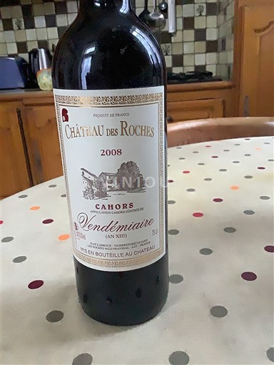 Sudoeste Cahors Château S Roches Vendémiaire (AN XIII) 2008