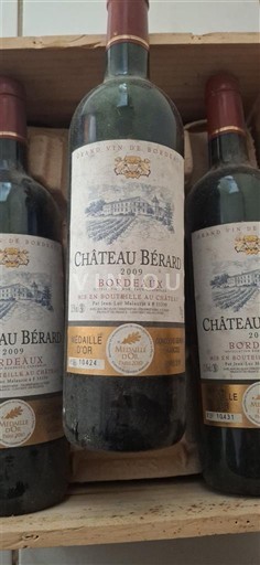 Bordeaux Château Bérard 2009