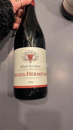 Vallée du Rhône Crozes-hermitage Rémy Ferbras 2024