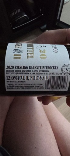 Palatinate Wageck Kalkstein Trocken 2020