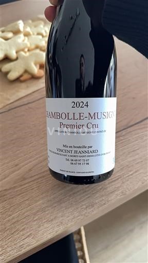 Borgoña Chambolle-Musigny Premier Cru Vincent Jeanniard 2024