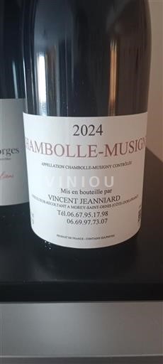 Borgonha Chambolle-Musigny Premier Cru Vincent Jeanniard 2024