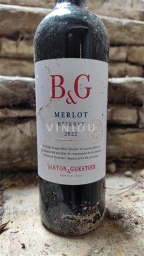 Bordeaux Barton & Guestier Merlot Réserve 2022
