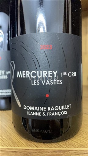 Бургундія Не вказано Premier Cru Domaine Raquillet Jeanne & François Les Vasées 2023