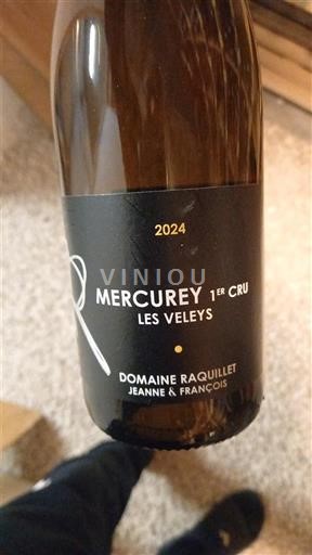 Burgundsko Mercurey Premier Cru Domaine Raquillet Jeanne & François Les Veleys 2024