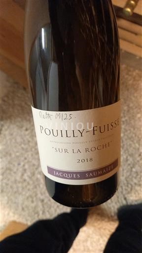 Bourgondië Pouilly-fuissé Jacques Saumaize Sur la Roche 2018
