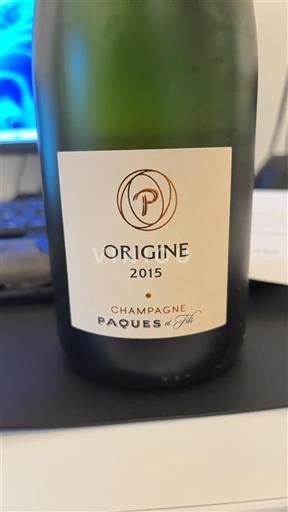 Champagne Champagner Paques et Fils Origine 2015
