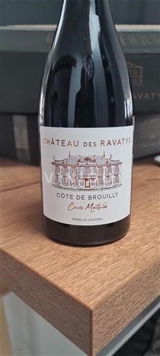 Beaujolais Côte-de-brouilly Château S Ravatys Mathilde 2022