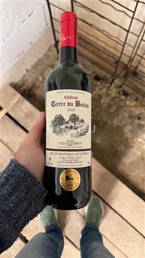 Burdeos Côtes-de-bourg Château Terte du Boilon 2020