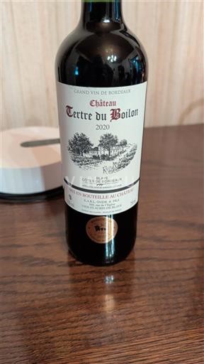 Burdeos Côtes-de-bourg Château Tertre du Boilon 2020