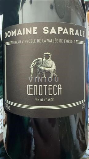 Córsega Corse Domaine Saparale Enoteca 2018