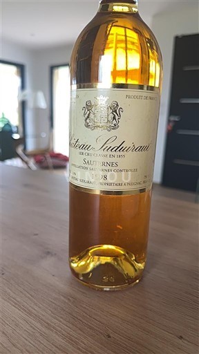 Bordeaux Sauternes Grand Cru Château Suduiraut 1998