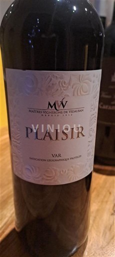 Provence, hạ lưu Rhône, Corse Var Maîtres Vignerons de Vidauban Plaisir 2023