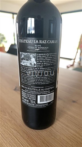 Burdeos Blaye-Côtes de Burdeos Château La Raz Caman 2024