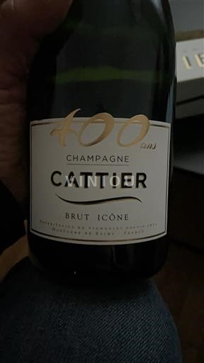 Champaña Champán Cattier Brut Icône 2025