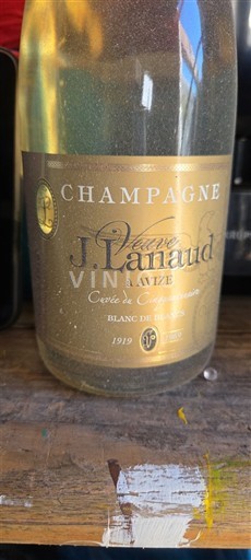 Vinos Espumosos Blanc brut Cuvée de Champagne Blanc de Blancs Veuve J. Lanaud 2021 Francia Champaña Champán AOC