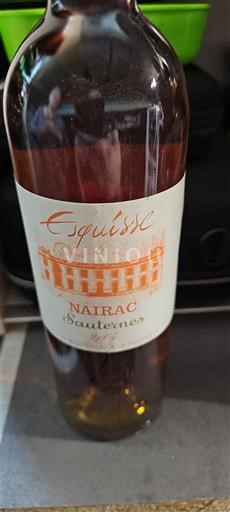 Bordeaux Sauternes Château Nairac Esquisse 2004