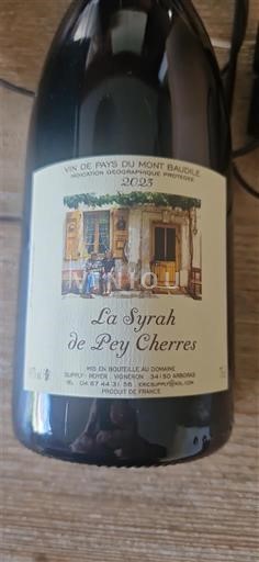 Languedoc and Roussillon Mont Baudile Supply-Royer - La Syrah de Pey Cherres La Syrah de Ley Cherres 2023