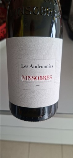 Valle del Ródano Vinsobres Les Andronnies 2019