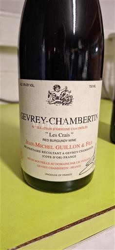 Burgundsko Gevrey-Chambertin Jean-Michel Guillon & Fils Les Crais 2013