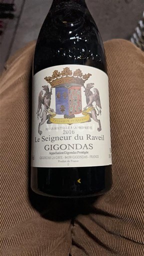 Rhônen laakso Gigondas Le Seigneur du Raveil 2016