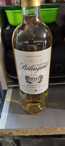 Sydväst Monbazillac Château Bélingard Le Plaisir de Château Bélingard 2016