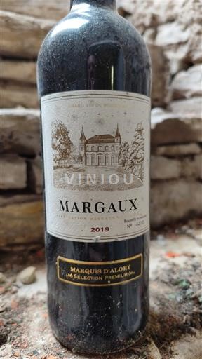 Bordeaux Margaux Marquis d'Alory Sélection Premium 2019