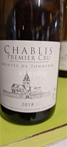 Bourgogne Chablis Premier Cru Domaine Jean-Paul & Benoît Droin Montée de Tonnerre 2018