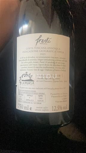 Toscana La Mursa Frastè 2023