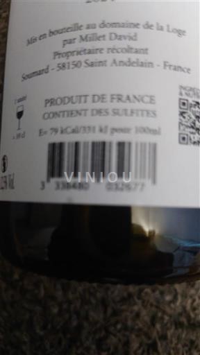 Loire-dalen Pouilly-fumé Domaine La Loge Ikke årgangsbestemt