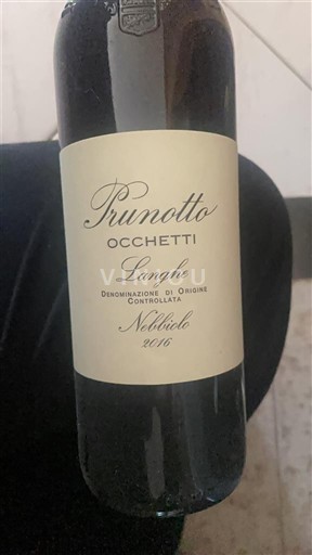 Piemont Langhe Prunotto Occhietti nebbiolo 2016
