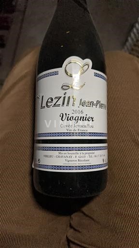 Wines Blanc sec Jeancanillou Lezin Jean-Pierre 2016 France Rhône Valley Unspecified AOC