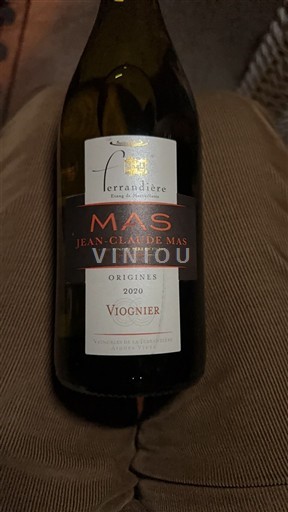 Languedoc-Roussillon Pays d'Oc Ferrandière Origines 2020