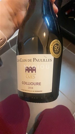 Roussillon Collioure Les Clos de Paulilles 2018