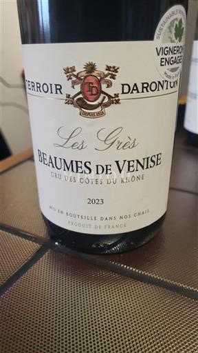 Rhône Valley Beaumes de Venise Terroir Daronton Les Grès 2023