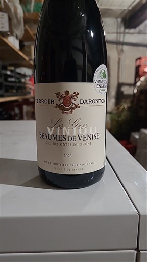 Rhônedalen Beaumes de Venise Terroir Daronton Les Grès 2023