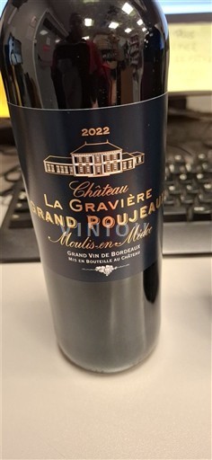 Bordeaux Moulis-en-Médoc Château La Gravière Grand Poujeaux 2022