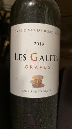 Bordeaux Graves Famille Lesgourgues Les Galets 2019