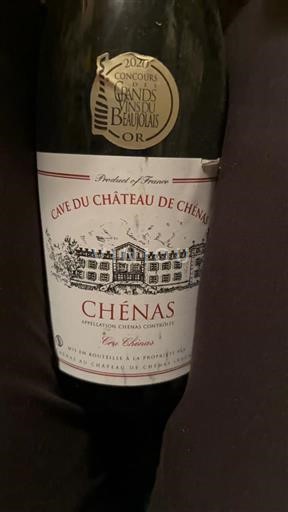 Beaujolais Chénas Château Cave du Château de Chénas Edition 2019