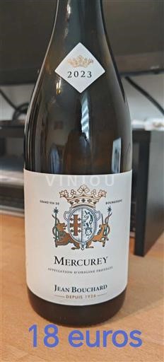 Burgundi Mercurey Jean Bouchard 2023