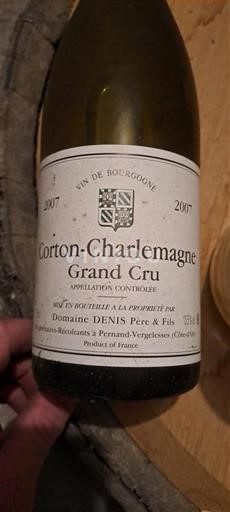 Borgonha Corton-charlemagne Grand Cru Domaine Nis Père & Fils 2007