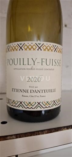 Bourgogne Pouilly-fuissé Etienne D'Anteuille 2020