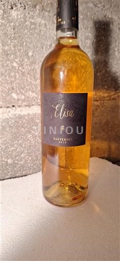 Bordeaux Sauternes Elisa 2019