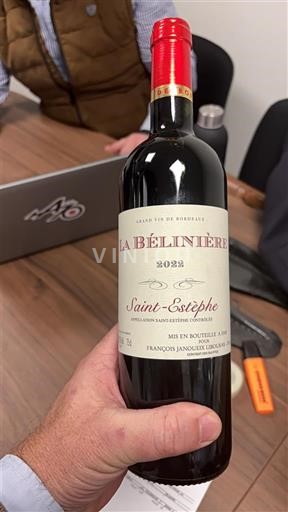 Burdeos Saint-Estèphe La Bélinetière 2022