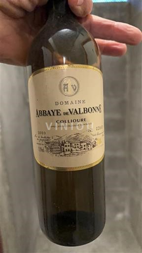 Roussillon Collioure Domaine Abbaye de Valbonne 2003