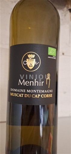 Corse Muscat-du-cap-corse Domaine Montemagni Menhir Non Millésimé