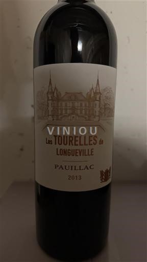 Bordeaux Pauillac Château Pichon Baron Les Tourelles de Longueville 2013