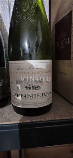 Víno Blanc sec Les Saules Domaine S Baumard Non millésimé Francie Údolí Loiry Savennières AOC