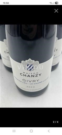 Bourgondië Givry Premier Cru Maison Chanzy Premier Cru Le Champ Lalot 2023