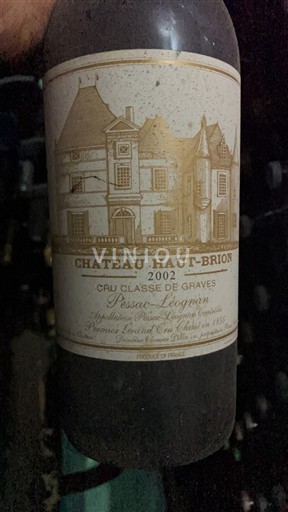 Bordeaux Pessac-Léognan Grand Cru Château Haut-Brion 2002